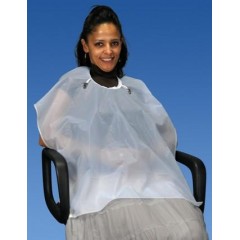 Palmero Healthcare Plastic Waist Length Patient Throw - Clear